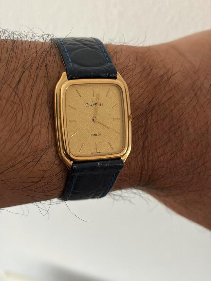 Paul Picot Tank Horloge - Klassiek en Elegant, Sieraden, Tassen en Uiterlijk, Horloges | Heren, Gebruikt, Polshorloge, Overige merken