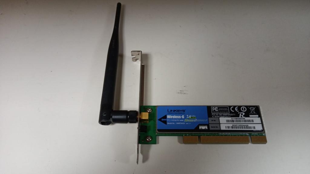 Linksys Wireless-G Ethernetkaart, Ophalen of Verzenden, Refurbished, Intern, Linksys