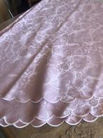 Elegante rond Roze Tafelkleed met Geschulpte Rand, Huis en Inrichting, Ophalen, Zo goed als nieuw, Binnen
