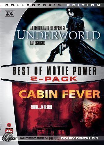 'Cabin Fever' + 'Underworld', Cd's en Dvd's, Dvd's | Horror, Zo goed als nieuw, Vampiers of Zombies, Vanaf 16 jaar, Ophalen of Verzenden