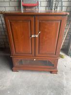 GRATIS; mahoniehouten tv meubel 80 * 102 * 50 diep, Huis en Inrichting, Ophalen, 50 tot 100 cm, Zo goed als nieuw, Minder dan 100 cm