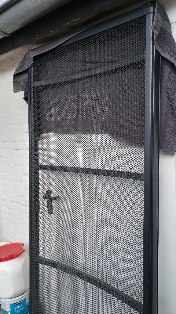 1-persoons bed met Auping spiraal, Huis en Inrichting, Slaapkamer | Bedden, Ophalen, 90 cm, Eenpersoons, Zo goed als nieuw