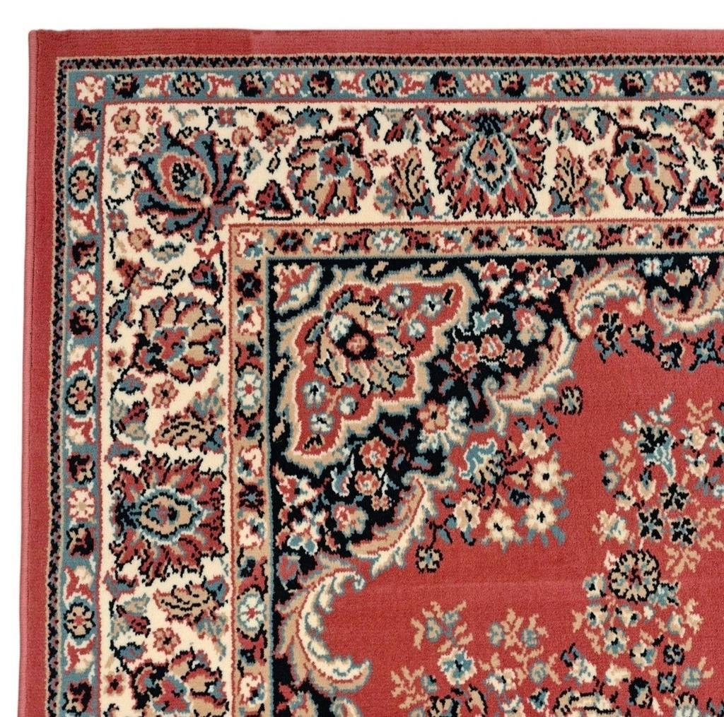 Vintage oosters vloerkleed medallion pink 190x280cm, Gebruikt, 100 tot 150 cm, Klassiek, Oosters, Ophalen of Verzenden