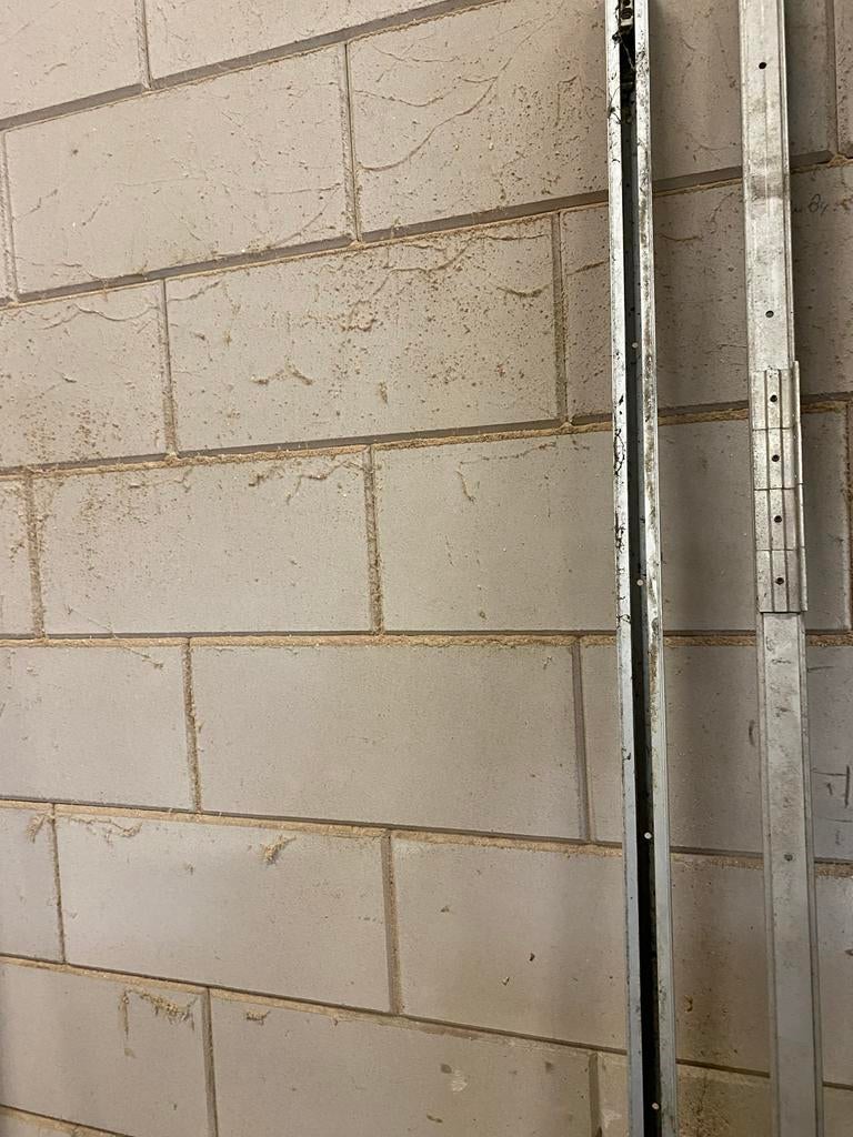 Aluminium rail 1 x 2 mtr 4cm hoog, 3,5cm breed, Doe-het-zelf en Verbouw, Metalen, Ophalen, Gebruikt, Aluminium