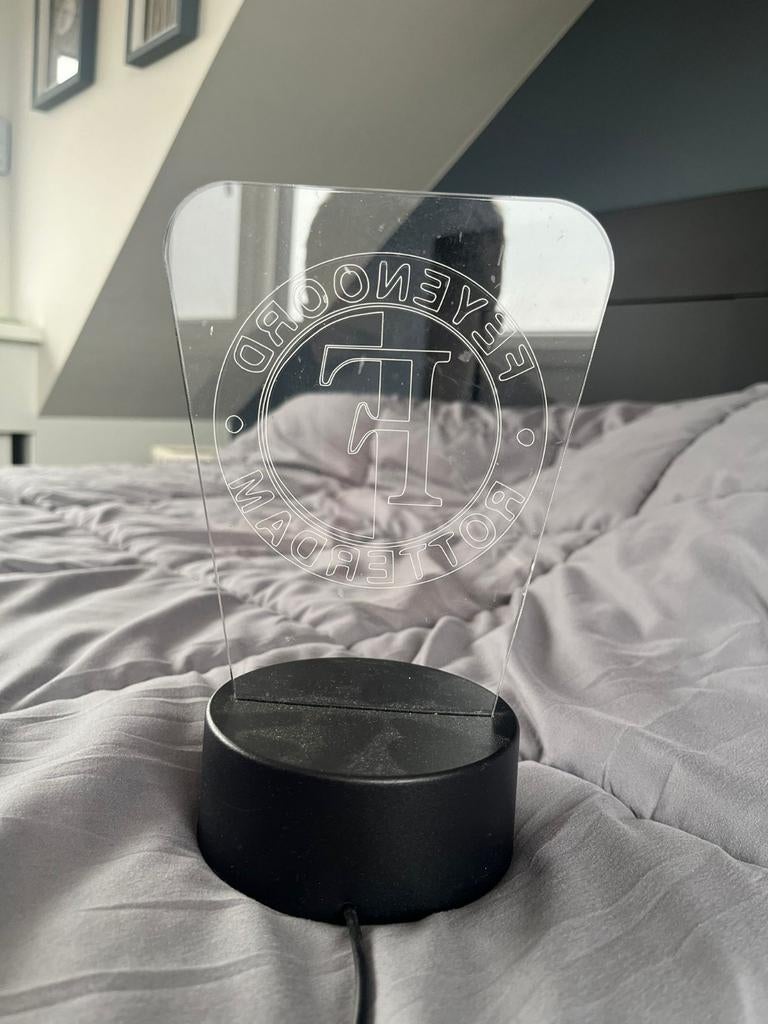 Feyenoord LED Lamp - Uniek en Stijlvol, Ophalen of Verzenden, Nieuw, Modern, Sportief, Fanartikel