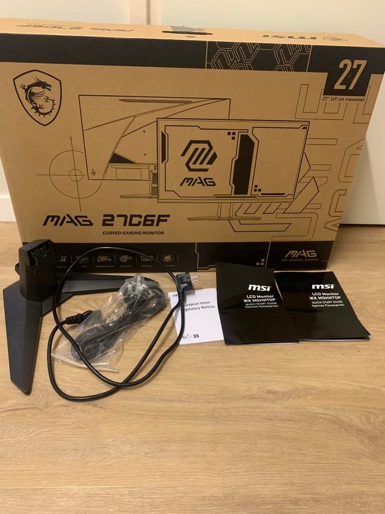 Msi MAG 27C6F monitor, Computers en Software, Windows Laptops, Ophalen, Refurbished, 17 inch of meer, Gaming