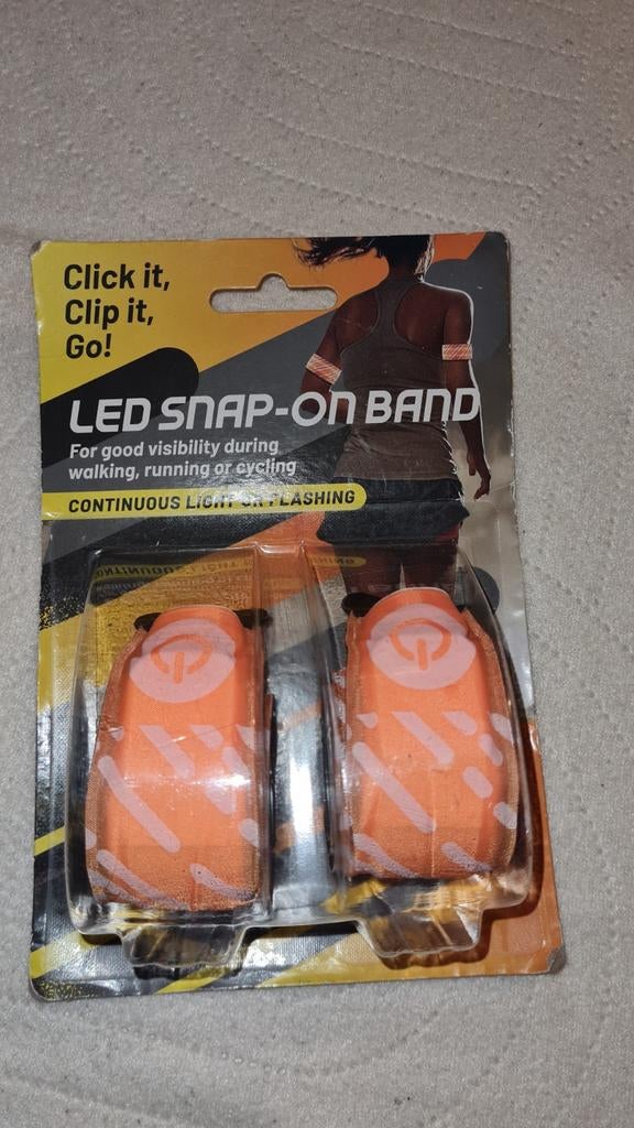 LED Snap-On Banden voor Zichtbaarheid (Oranje), Overige merken, Overige typen, Nieuw, Ophalen of Verzenden