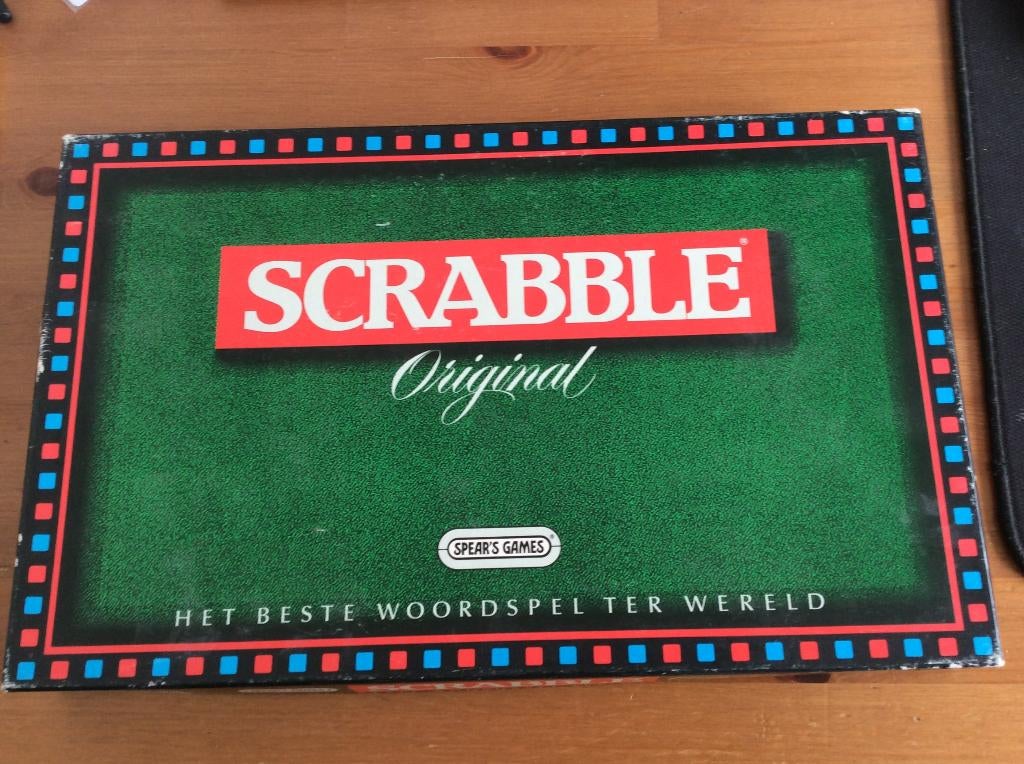 Scrabble original Jumbo / Spear's Games. Uitstekende staat, Hobby en Vrije tijd, Gezelschapsspellen | Bordspellen, Een of twee spelers