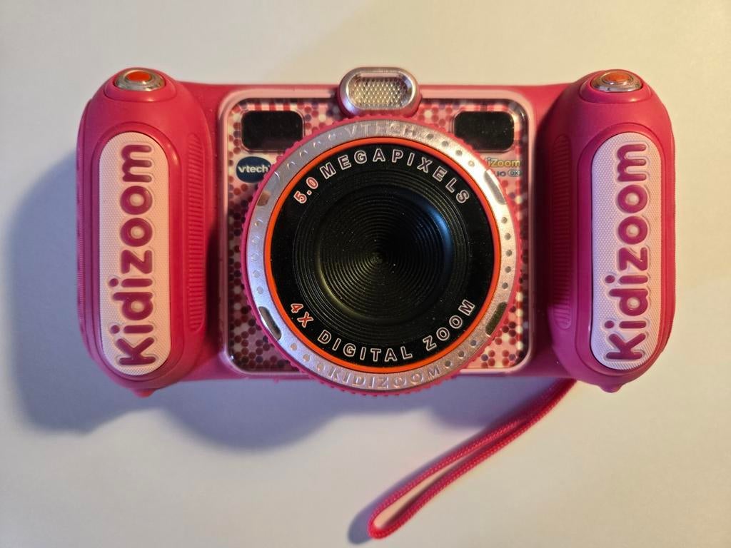 VTech KidiZoom Duo DX roze kindercamera, Kinderen en Baby's, Speelgoed | Vtech, Ophalen of Verzenden, 6 jaar of ouder