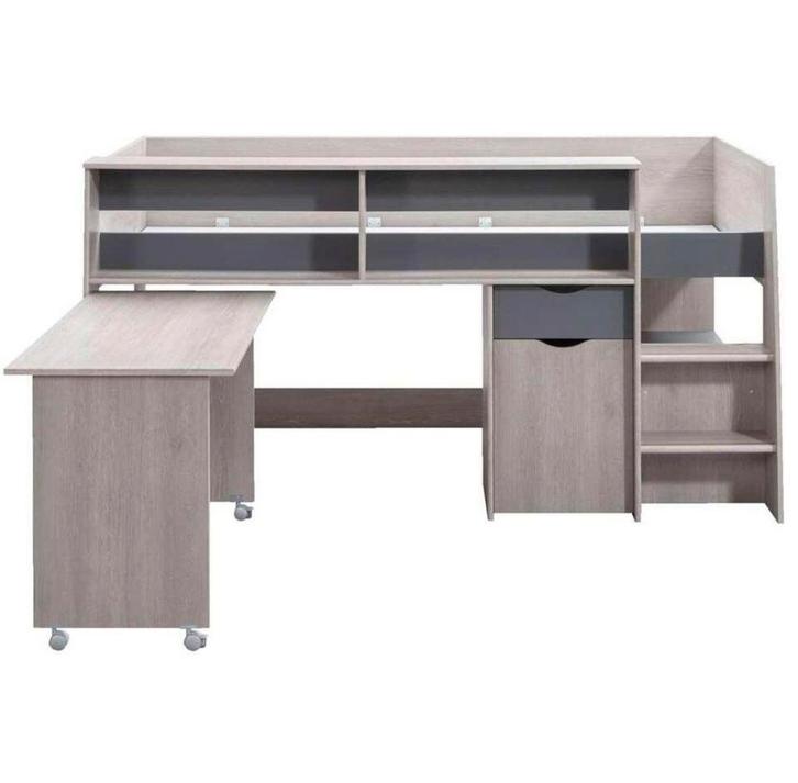 Hoogslaper voor kinderen met matras - zo goed als nieuw, Kinderen en Baby's, Kinderkamer | Stapelbedden en Hoogslapers, Zo goed als nieuw