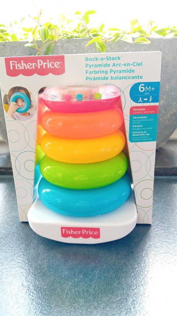 Nieuwe Fisher-Price piramide ringen, Ophalen, Nieuw, Speelset