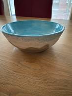 Handgemaakte Keramieken Schaal - Blauw & Wit, Ophalen, Porselein of Keramiek, Schaal, Rond