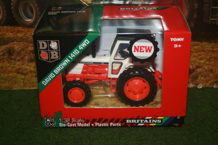 Boeryes: David Brown 1410 4wd van Britains, Hobby en Vrije tijd, Modelauto's | 1:32, Nieuw, Tractor of Landbouw, Britains, Ophalen of Verzenden