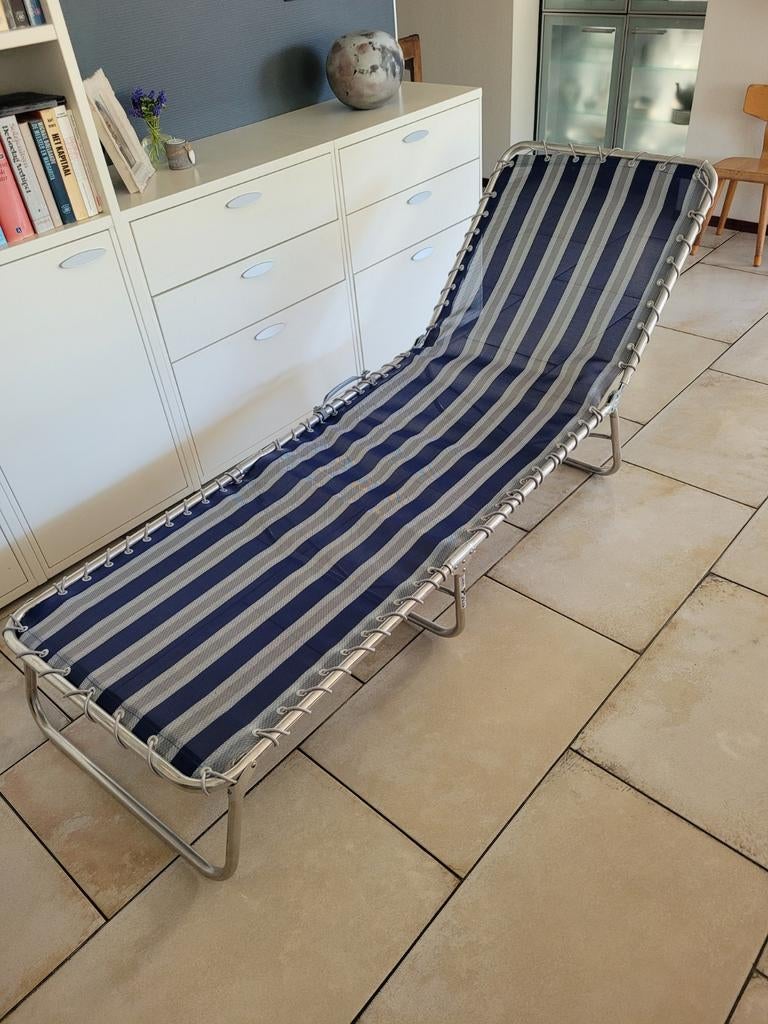 Degelijk stretchbed, TUV getest, L.195×B.63cm, Tuin en Terras, Ophalen, Wasrek