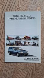 Opel + Isuzu bedrijfswagens brochure 1989, Ophalen of Verzenden, Gelezen, Opel