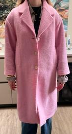 Lange roze jas, Ophalen of Verzenden, Zo goed als nieuw, Maat 42/44 (L), Roze