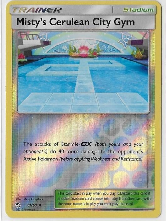 Hidden Fates,  Misty's Cerulean City Gym [reverse] 61/68, Verzenden, Nieuw, Losse kaart