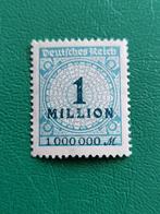 Zeldzame Duitse postzegel 1 Miljoen Mark 1923, Ophalen of Verzenden, Duitse Keizerrijk, Postfris