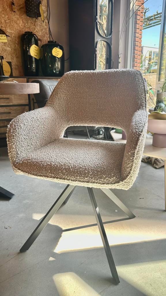 Eetkamerstoel 85,5 X 56 X 58 (OP=OP!), Ophalen, Minder dan 75 cm, Zo goed als nieuw, Stof