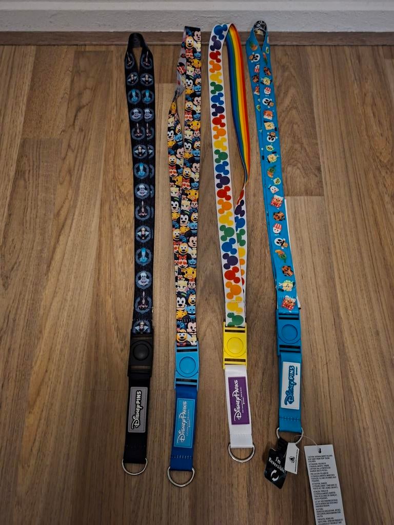 Disney Lanyard Keycords voor Pins - Diverse, Ophalen of Verzenden, Overige figuren, Overige typen