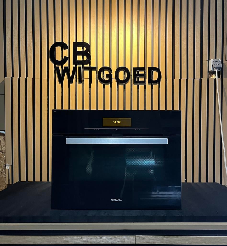 Luxe Miele solo oven met zelfreiniging/pyrolyse, Hete lucht, Zo goed als nieuw, Oven met grill, Inbouw