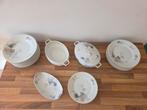 Prachtig Vintage Servies met Bloemenpatroon, Antiek en Kunst, Antiek | Servies compleet, Ophalen