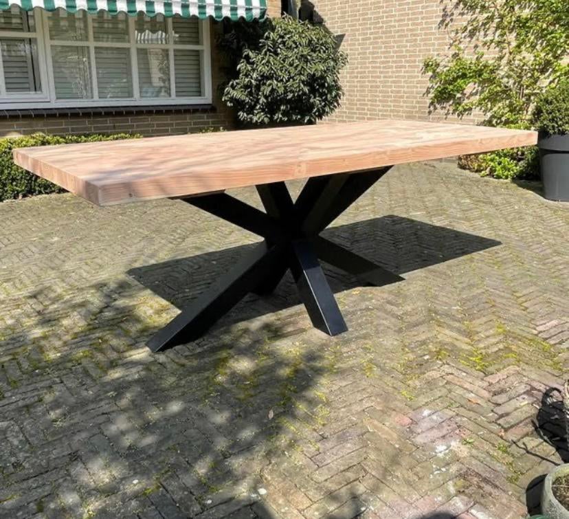 Douglas tuintafel, Tuin en Terras, Tuintafels, Zo goed als nieuw, Rechthoekig, Hout, Ophalen