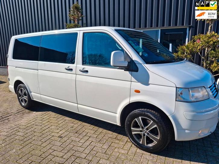 Volkswagen Transporter 2.5 TDI 340 Trendline DC *nieuwe apk*, Auto's, Bestelauto's, Bedrijf, Te koop, ABS, Airconditioning, Boordcomputer