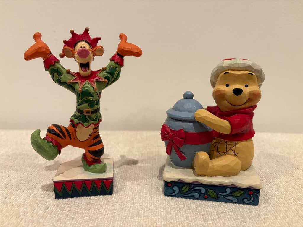 Jim Shore Disney Traditions Winnie de Poeh & Tijgetje, Ophalen of Verzenden, Zo goed als nieuw, Overige soorten, Beeldje of Figuurtje