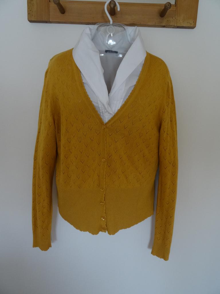 King Louie voorjaarsvest mt L, Verzenden, Geel, Maat 42/44 (L), Zo goed als nieuw