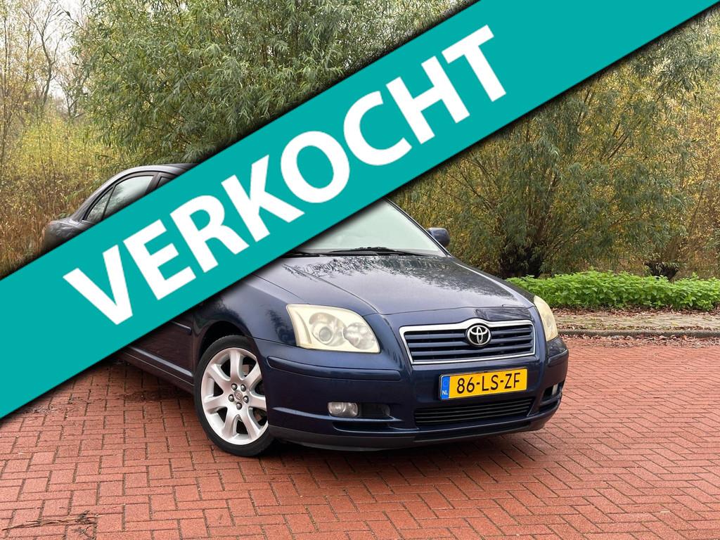 Toyota Avensis 2.0 VVTi Executive Leer/Nap, 1998 cc, 4 cilinders, Blauw, Handgeschakeld