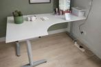 Ikea Galant bureau wit, in hoogte verstelbaar, Huis en Inrichting, Bureaus, Ophalen, In hoogte verstelbaar, Gebruikt, Bureau