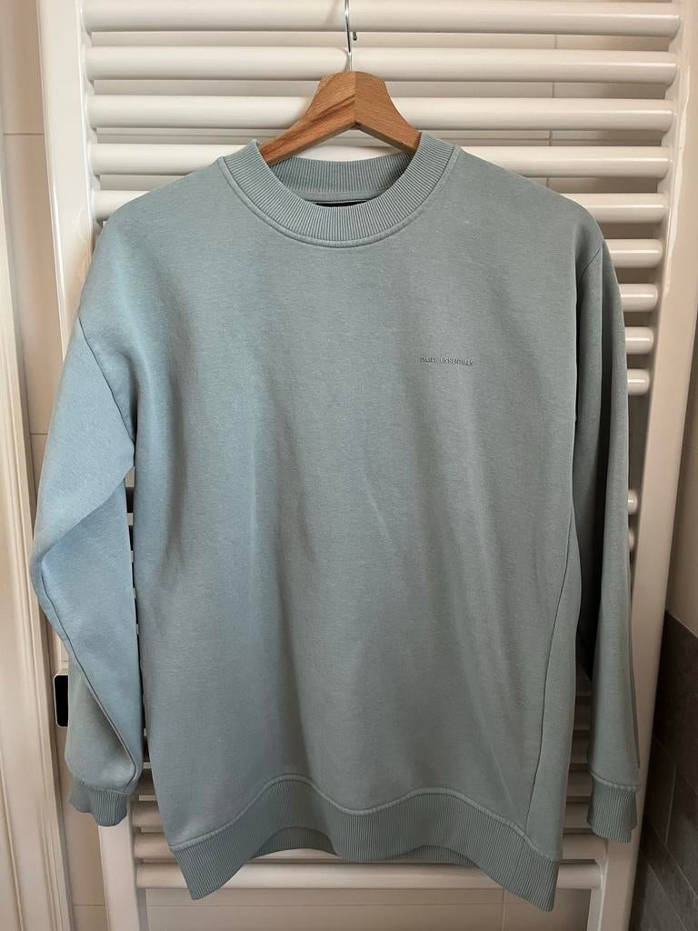 SMOG Relaxed Fit Sweater - Lichtblauw (XS), Kleding | Heren, Ophalen of Verzenden, Zo goed als nieuw, Maat 46 (S) of kleiner, Blauw