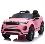 Range Rover Evoque 12V Elektrische Kinderauto Roze, Ophalen of Verzenden, Zo goed als nieuw