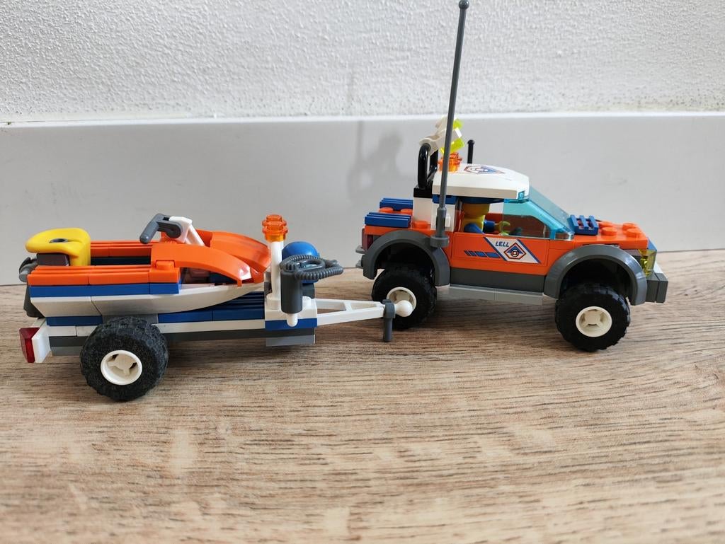 Lego City 7737 Kustwacht, Lego, Ophalen of Verzenden, Inclusief minifiguren, Complete set