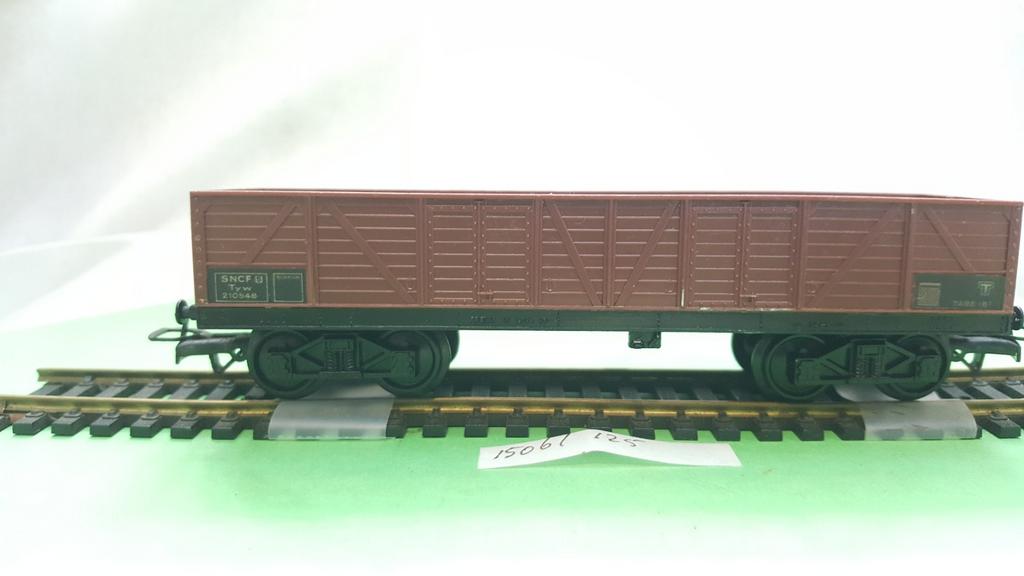 Jouef H0 6225 SNCF open hoge bakwagon 1978, Hobby en Vrije tijd, Modeltreinen | H0, Gelijkstroom, Jouef, Wagon, Ophalen of Verzenden