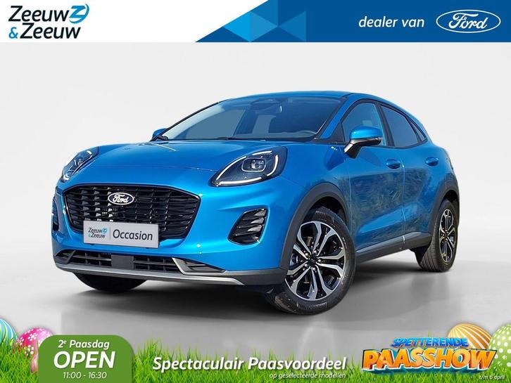 Ford Puma 1.0 EcoBoost Hybrid Titanium | Winterpack | Comfor, Auto's, Ford, Bedrijf, Te koop, Puma, ABS, Achteruitrijcamera, Airbags