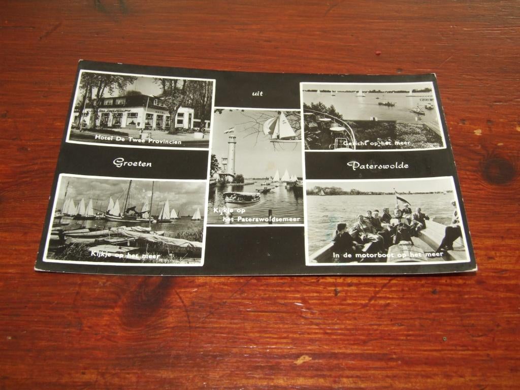 538- GROETEN UIT PATERSWOLDE, Verzenden, 1940 tot 1960, Gelopen, Drenthe