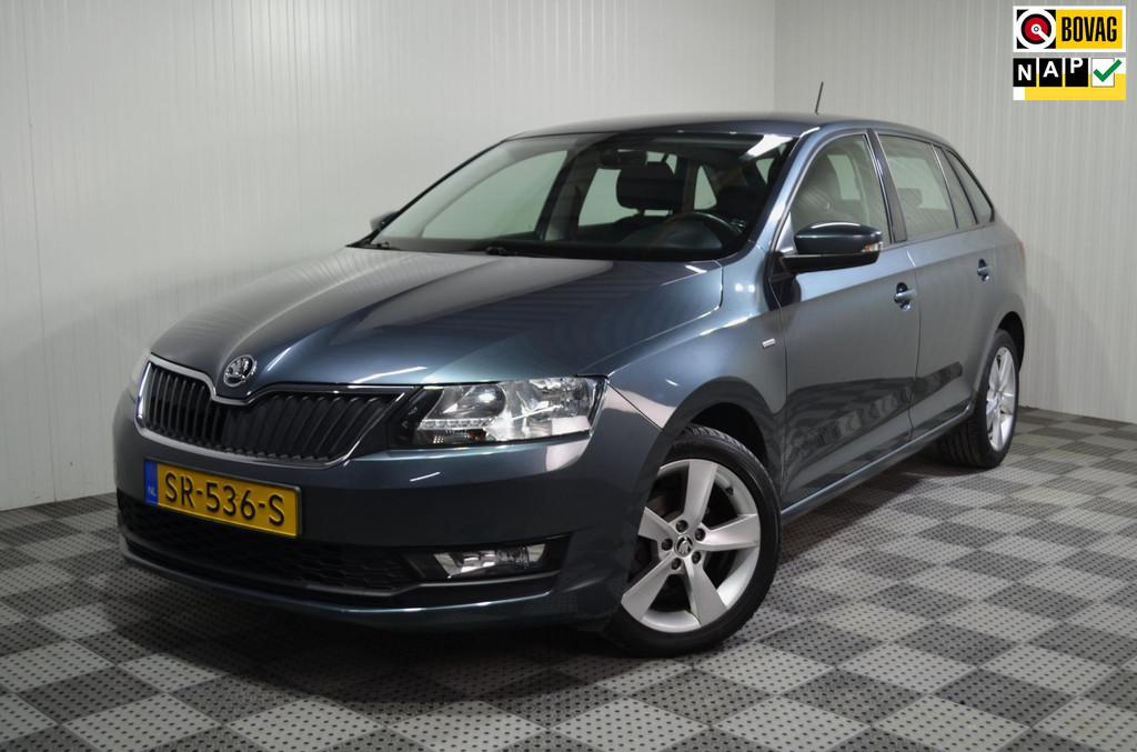 Skoda Rapid Spaceback 1.0 TSI Greentech Clever / Stoelverw/, Auto's, Stof, Gebruikt, 95 pk, Origineel Nederlands
