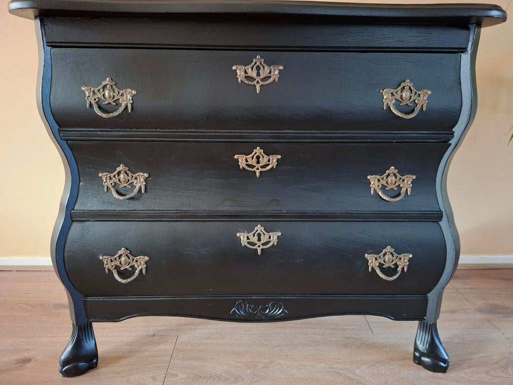 Buikkastje | Matzwart | Groot model, Huis en Inrichting, Ophalen, 50 tot 100 cm, 3 of 4 laden, Minder dan 100 cm