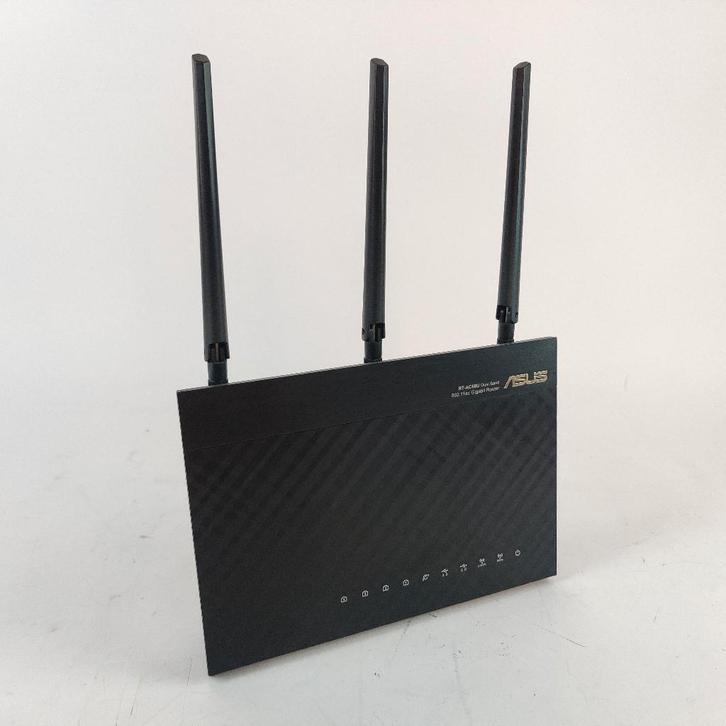 Asus RT-AC68U Router || 600/1300mbps || Nu € 19.99, Computers en Software, Routers en Modems, Gebruikt, Ophalen of Verzenden