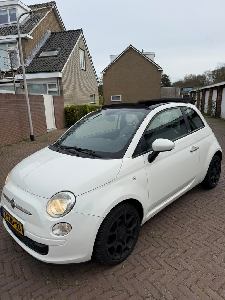 Fiat 500 CABRIO 0.9 Twinair Turbo (nov 2011)!, 31 €/maand, Wit, 24 km/l, Handgeschakeld