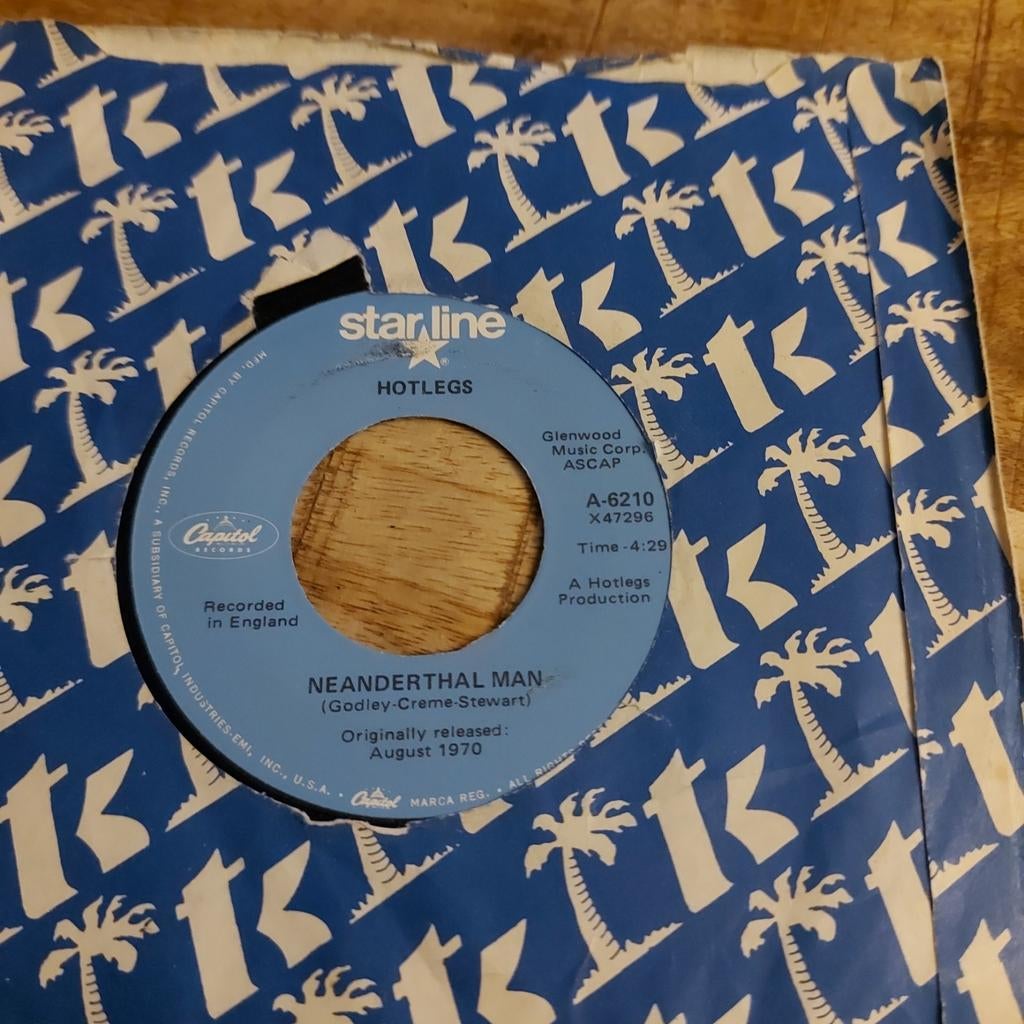 Hotlegs  / Neanderthaler man, Ophalen of Verzenden, Zo goed als nieuw, Pop