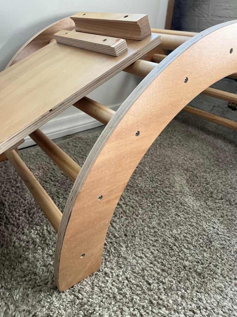 Montessori klimrek met glijbaan, Ophalen, Zo goed als nieuw, Glijbaan