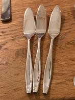3x keltum pleet verzilverd botermes botermesje zilver, Ophalen of Verzenden