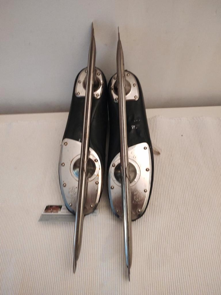 S391 Viking Lage Noren maat 45, geslepen, Sport en Fitness, Schaatsen, Viking, Gebruikt, -, -