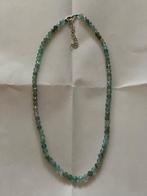 Ketting necklace van Toermalijn stenen facet geslepen kralen, Nieuw, Verstelbaar, Ophalen of Verzenden, Steen of Mineraal