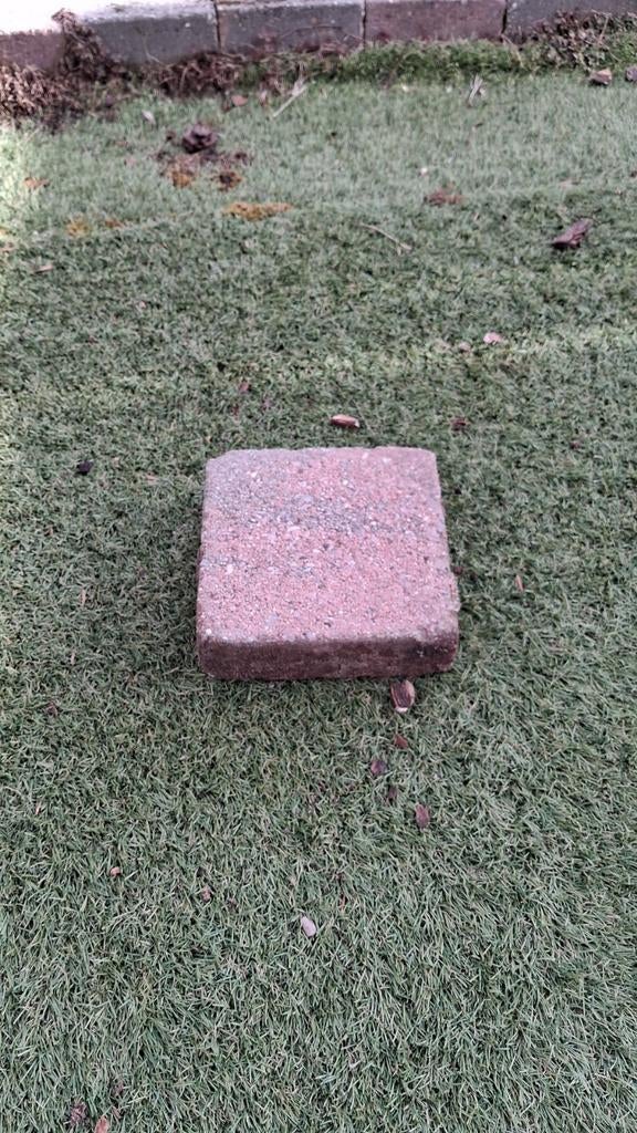 Klinkers 20x20 - Ongeveer 20 m2, Tuin en Terras, Tegels en Klinkers, Ophalen, Gebruikt, Klinkers, 10 m² of meer