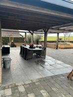 Kermische terras tegel 60x60x3cm, Ophalen, Gebruikt, Tuinpaviljoen