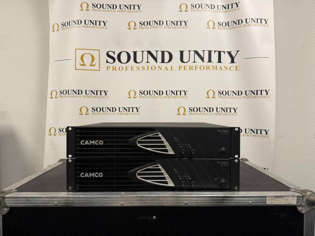 Camco Tecton 38.4 2x1900W/4ohm, Audio, Tv en Foto, Luidsprekers, Zo goed als nieuw, 120 watt of meer, Front, Rear of Stereo speakers